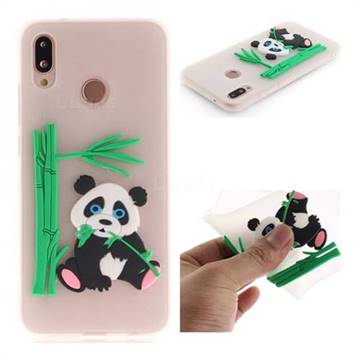 Panda Eating Bamboo Soft 3D Silicone Case for Huawei P20 Lite - Translucent