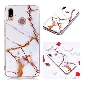 Platinum Soft TPU Marble Pattern Phone Case for Huawei P20 Lite