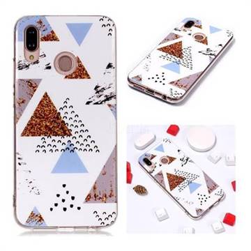 Hill Soft TPU Marble Pattern Phone Case for Huawei P20 Lite