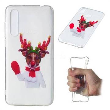 Red Gloves Elk Super Clear Soft TPU Back Cover for Huawei P20 Lite