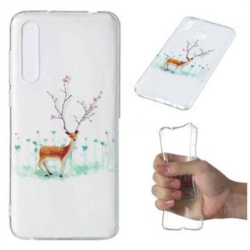 Branches Elk Super Clear Soft TPU Back Cover for Huawei P20 Lite
