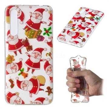 Santa Claus Super Clear Soft TPU Back Cover for Huawei P20 Lite