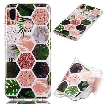 Rainforest Soft TPU Marble Pattern Phone Case for Huawei P20 Lite