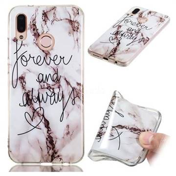 Forever Soft TPU Marble Pattern Phone Case for Huawei P20 Lite