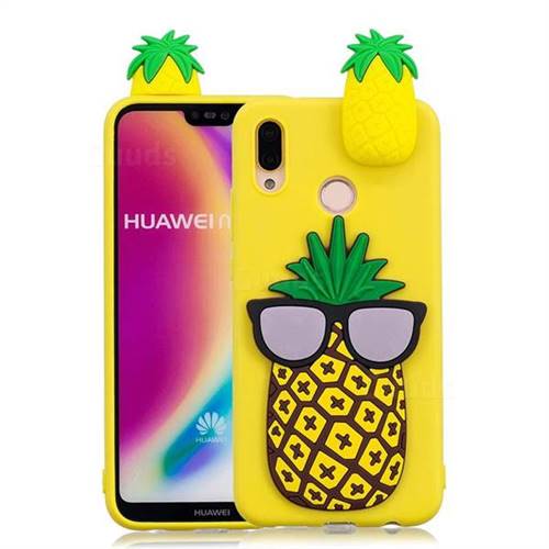 Big Pineapple Soft 3D Climbing Doll Soft Case for Huawei P20 Lite