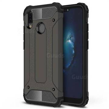 King Kong Armor Premium Shockproof Dual Layer Rugged Hard Cover for Huawei P20 Lite - Bronze