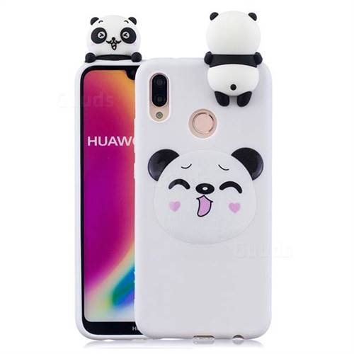 Smiley Panda Soft 3D Climbing Doll Soft Case for Huawei P20 Lite