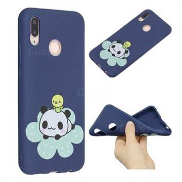 Panda and Chick Anti-fall Frosted Relief Soft TPU Back Cover for Huawei P20 Lite