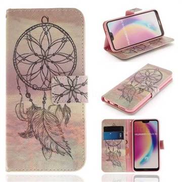 Dream Catcher PU Leather Wallet Case for Huawei P20 Lite
