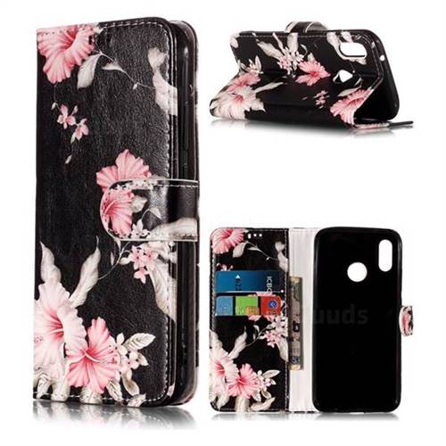 Azalea Flower PU Leather Wallet Case for Huawei P20 Lite