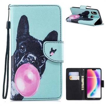 Balloon dDog PU Leather Wallet Phone Case for Huawei P20 Lite