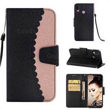 Lace Stitching Mobile Phone Case for Huawei P20 Lite - Rose Gold