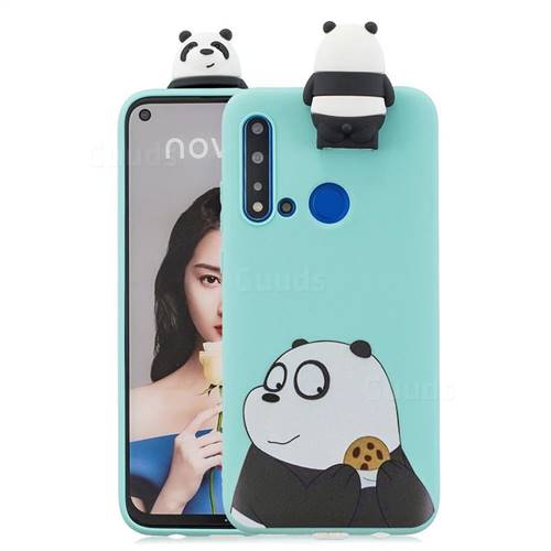 Striped Bear Soft 3D Climbing Doll Stand Soft Case for Huawei P20 Lite(2019)