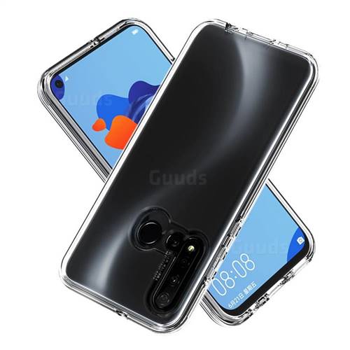 Transparent 2 in 1 Drop-proof Cell Phone Back Cover for Huawei P20 Lite(2019)