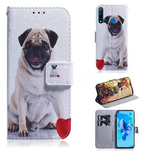 Pug Dog PU Leather Wallet Case for Huawei P20 Lite(2019)