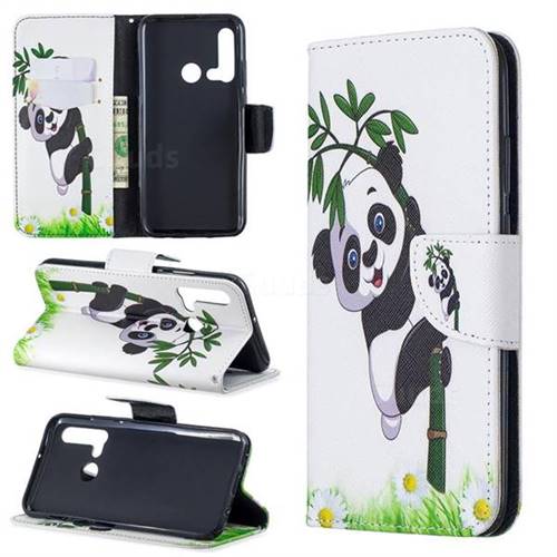 Bamboo Panda Leather Wallet Case for Huawei P20 Lite(2019)