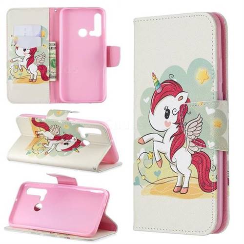 Cloud Star Unicorn Leather Wallet Case for Huawei P20 Lite(2019)
