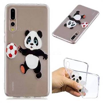Football Panda Super Clear Soft TPU Back Cover for Huawei P20 Pro