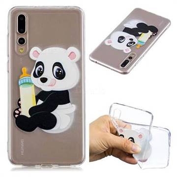 Baby Panda Super Clear Soft TPU Back Cover for Huawei P20 Pro