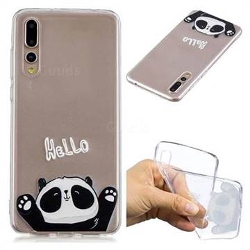 Hello Panda Super Clear Soft TPU Back Cover for Huawei P20 Pro