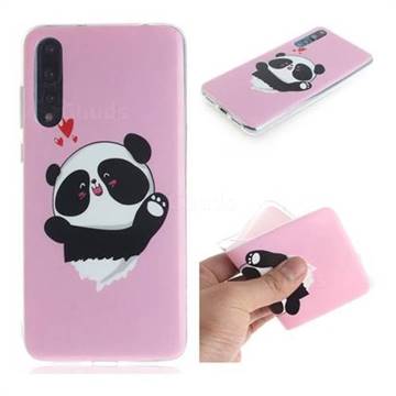 Heart Cat IMD Soft TPU Cell Phone Back Cover for Huawei P20 Pro
