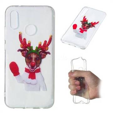Red Gloves Elk Super Clear Soft TPU Back Cover for Huawei P20 Pro