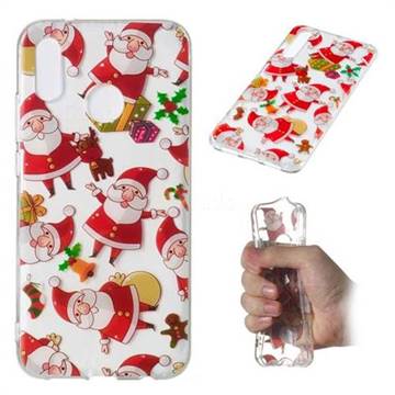 Santa Claus Super Clear Soft TPU Back Cover for Huawei P20 Pro