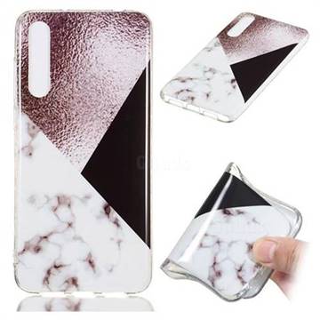 Black white Grey Soft TPU Marble Pattern Phone Case for Huawei P20 Pro