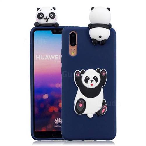 Giant Panda Soft 3D Climbing Doll Soft Case for Huawei P20 Pro