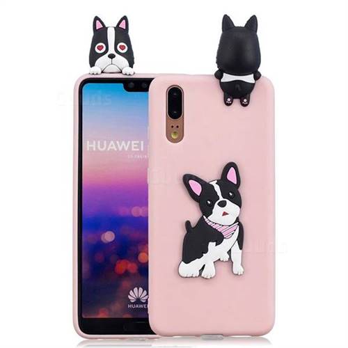 Cute Dog Soft 3D Climbing Doll Soft Case for Huawei P20 Pro