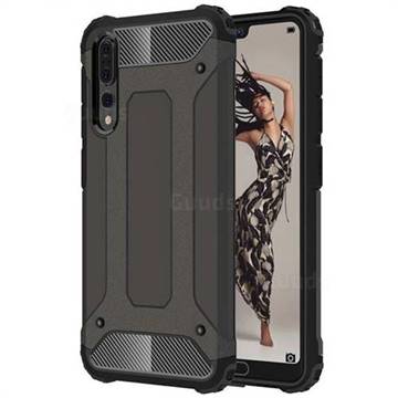 King Kong Armor Premium Shockproof Dual Layer Rugged Hard Cover for Huawei P20 Pro - Bronze