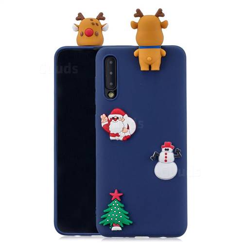 Navy Elk Christmas Xmax Soft 3D Silicone Case for Huawei P20 Pro