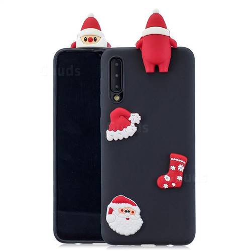 Black Santa Claus Christmas Xmax Soft 3D Silicone Case for Huawei P20 Pro