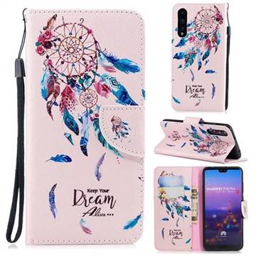 Dream Wind Chimes Leather Wallet Case for Huawei P20 Pro