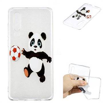Football Panda Super Clear Soft TPU Back Cover for Huawei P30