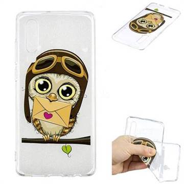 Envelope Owl Super Clear Soft TPU Back Cover for Huawei P30