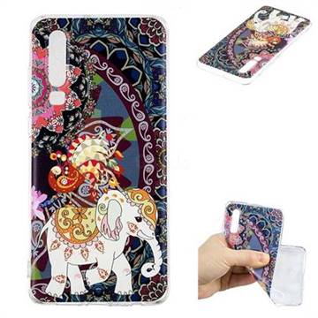 Totem Flower Elephant Super Clear Soft TPU Back Cover for Huawei P30
