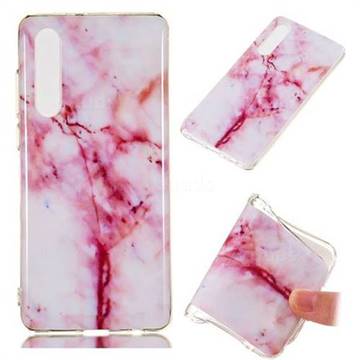 Red Grain Soft TPU Marble Pattern Phone Case for Huawei P30