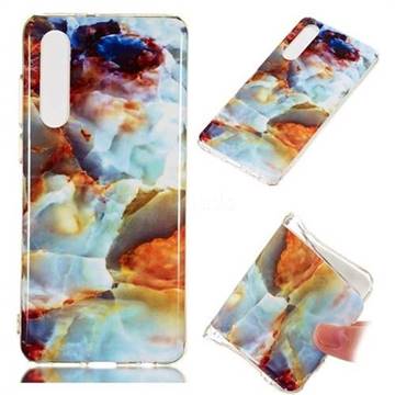 Fire Cloud Soft TPU Marble Pattern Phone Case for Huawei P30
