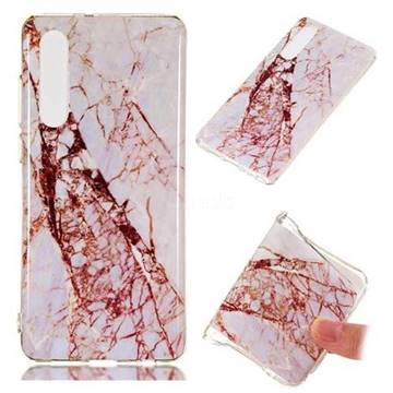 White Crushed Soft TPU Marble Pattern Phone Case for Huawei P30