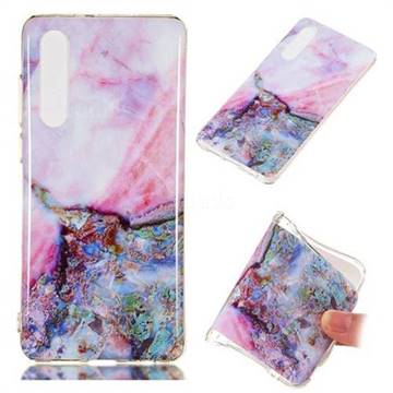 Purple Amber Soft TPU Marble Pattern Phone Case for Huawei P30