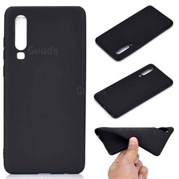 Candy Soft TPU Back Cover for Huawei P30 - Black