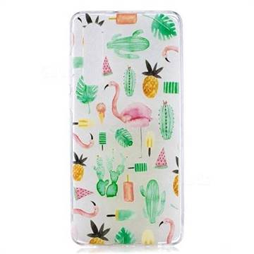 Cactus Flamingos Super Clear Soft TPU Back Cover for Huawei P30