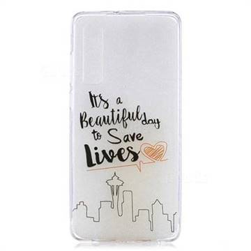 Line Castle Super Clear Soft TPU Back Cover for Huawei P30