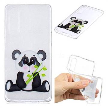 Bamboo Panda Clear Varnish Soft Phone Back Cover for Huawei P30