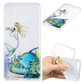 Mermaid Clear Varnish Soft Phone Back Cover for Huawei P30