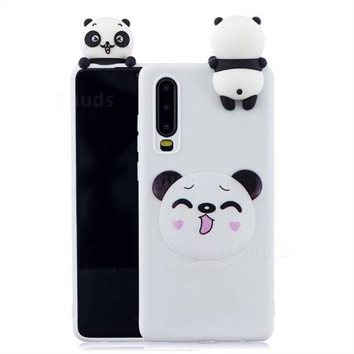 Smiley Panda Soft 3D Climbing Doll Soft Case for Huawei P30