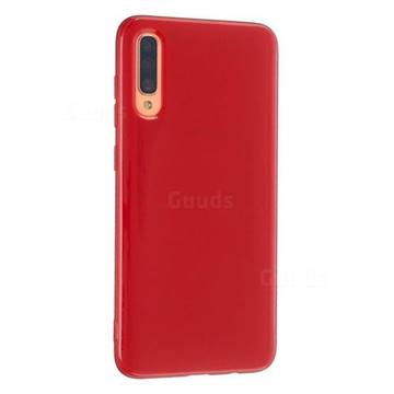 2mm Candy Soft Silicone Phone Case Cover for Huawei P30 - Hot Red