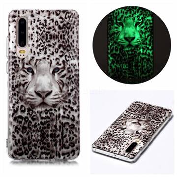 Leopard Tiger Noctilucent Soft TPU Back Cover for Huawei P30