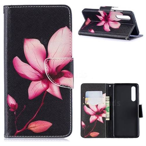 Lotus Flower Leather Wallet Case for Huawei P30